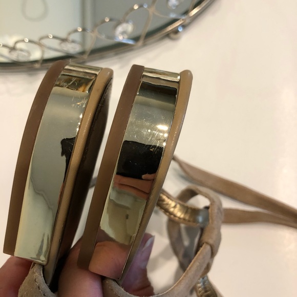 Sam Edelman , DAVINA suede lace up sandals - Picture 4 of 15